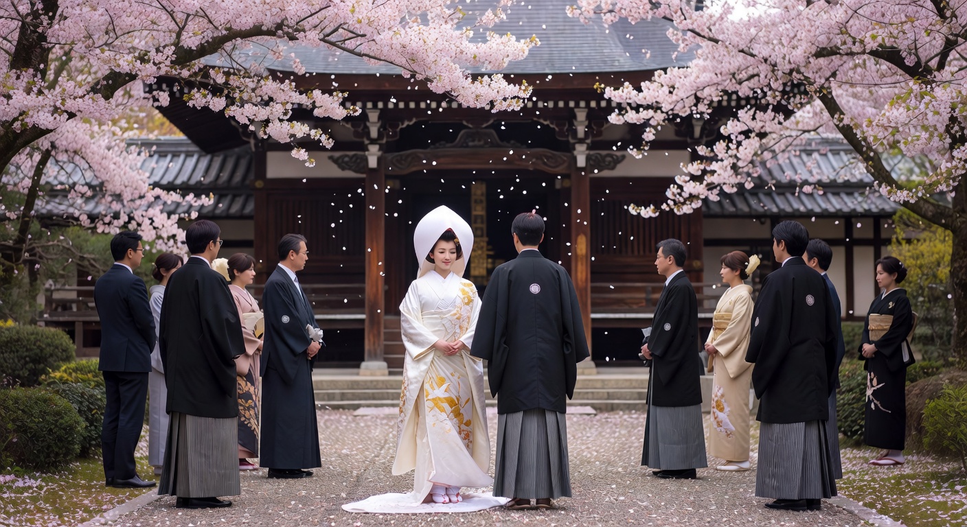 A Japanese wedding — ritual, ceremony, and the structure of significant days