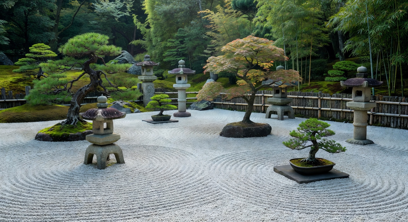 Zen garden — stillness made visible